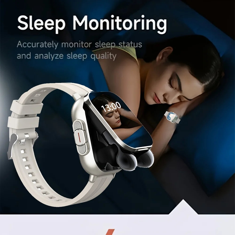 ERUN Smartwatch With Built In Earphones And Fitness Tracking Features