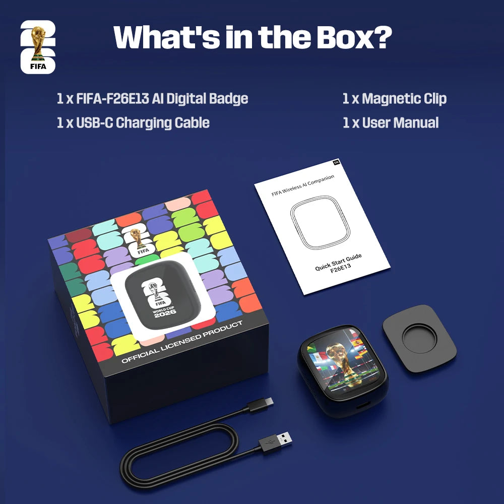 F26E13 Square Badge Translator Device Portable AI Real Time Voice Translator 138 Languages Two Way Offline Photo Text Image Translator Bluetooth Smart Language Translator for Anime Travel Business