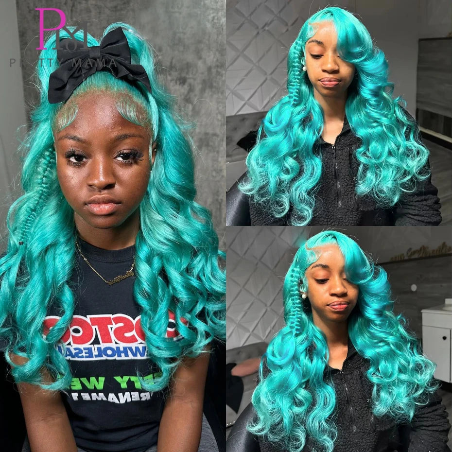 Pretty Mama Brazilian Human Hair Body Wave Lace Front Wig