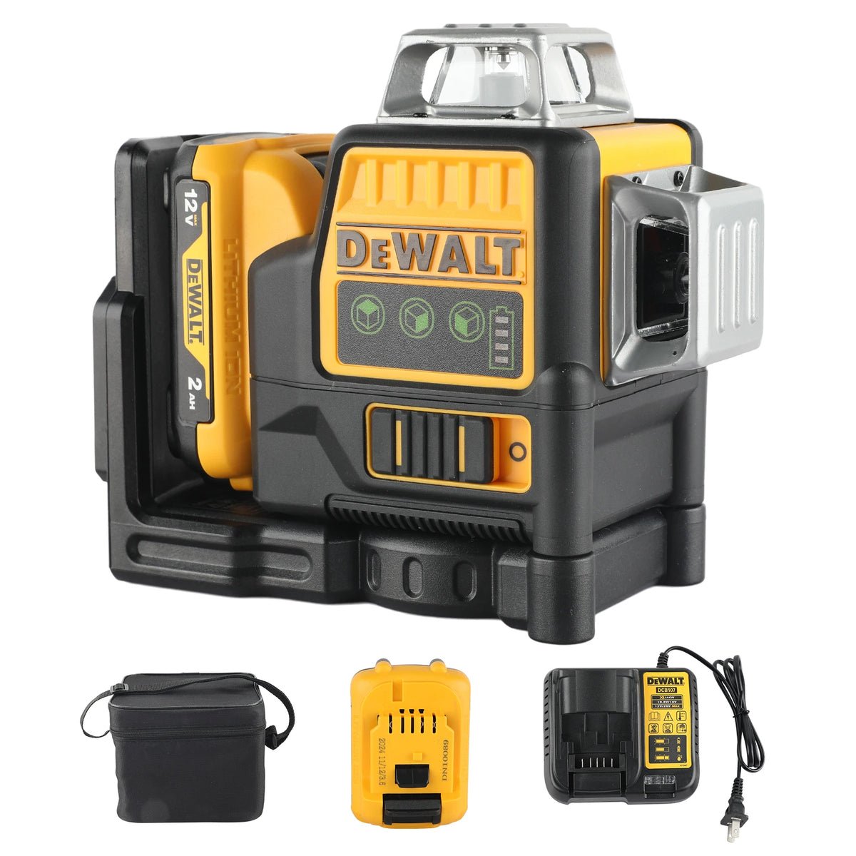 DeWalt 360 Degree Rechargeable Laser Level For Construction Projects