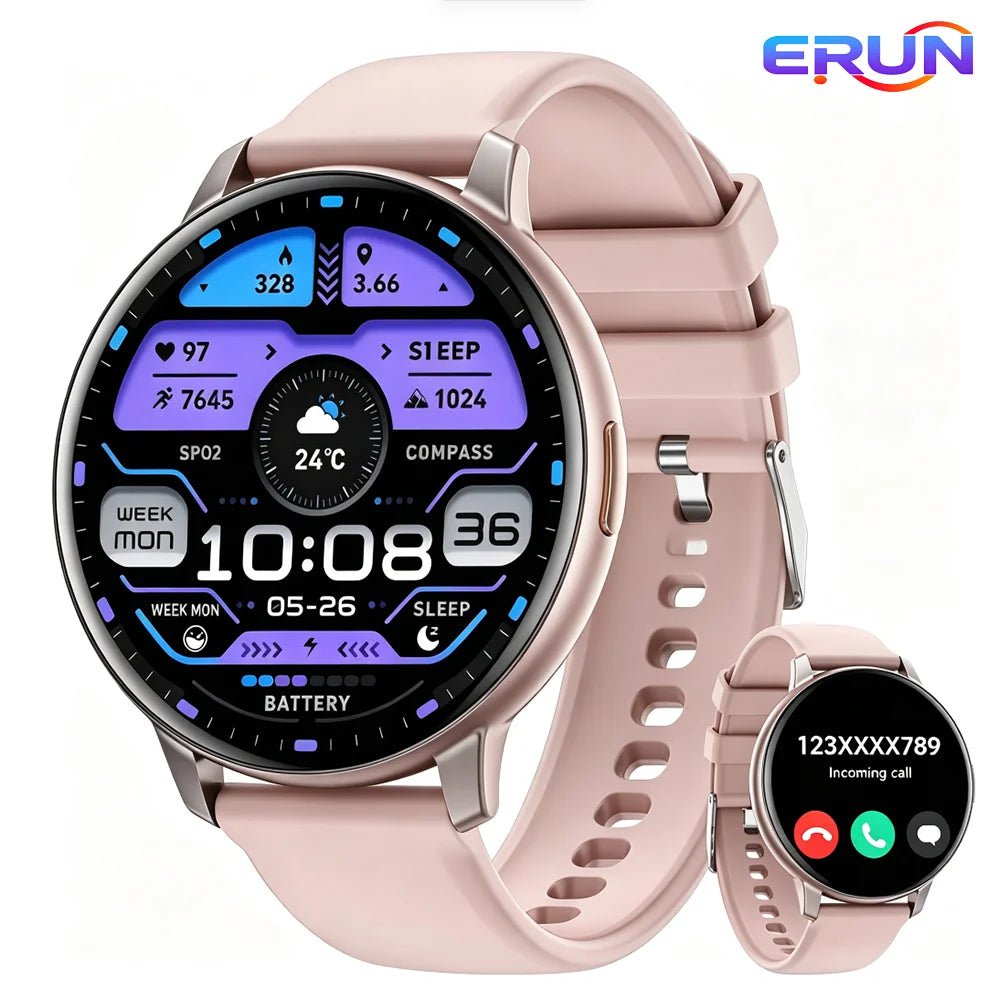 ERUN Smartwatch With Bluetooth Calling And Fitness Activity Tracking