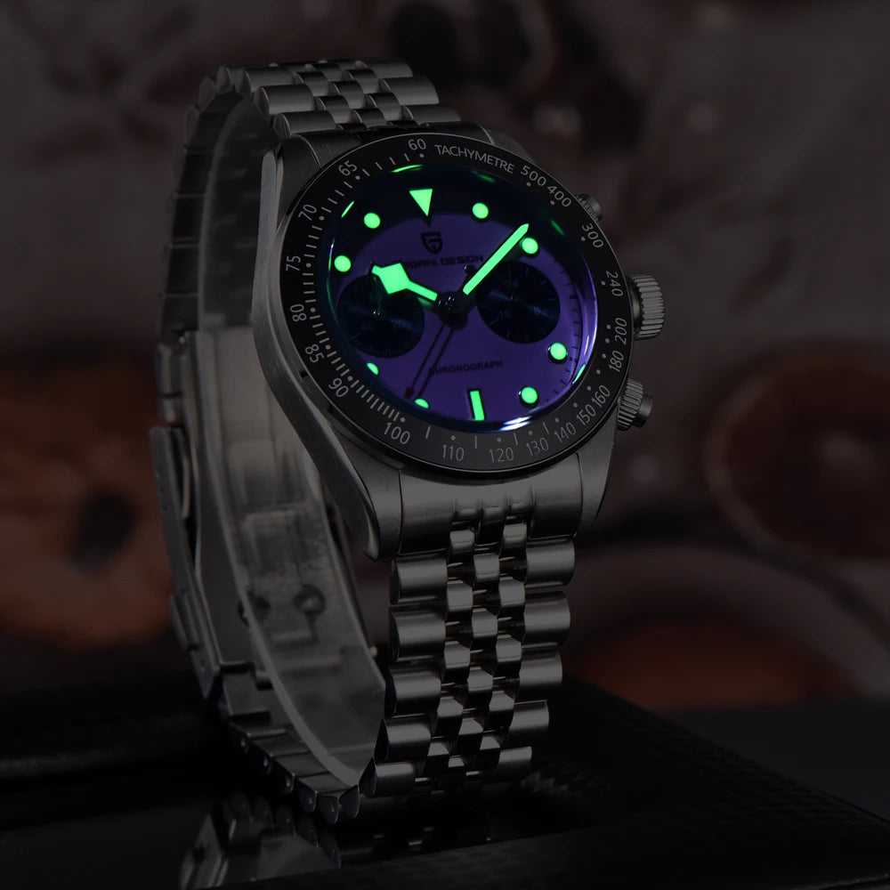 PAGANI DESIGN Men's Quartz Chronograph Sports Watch With Sapphire Crystal