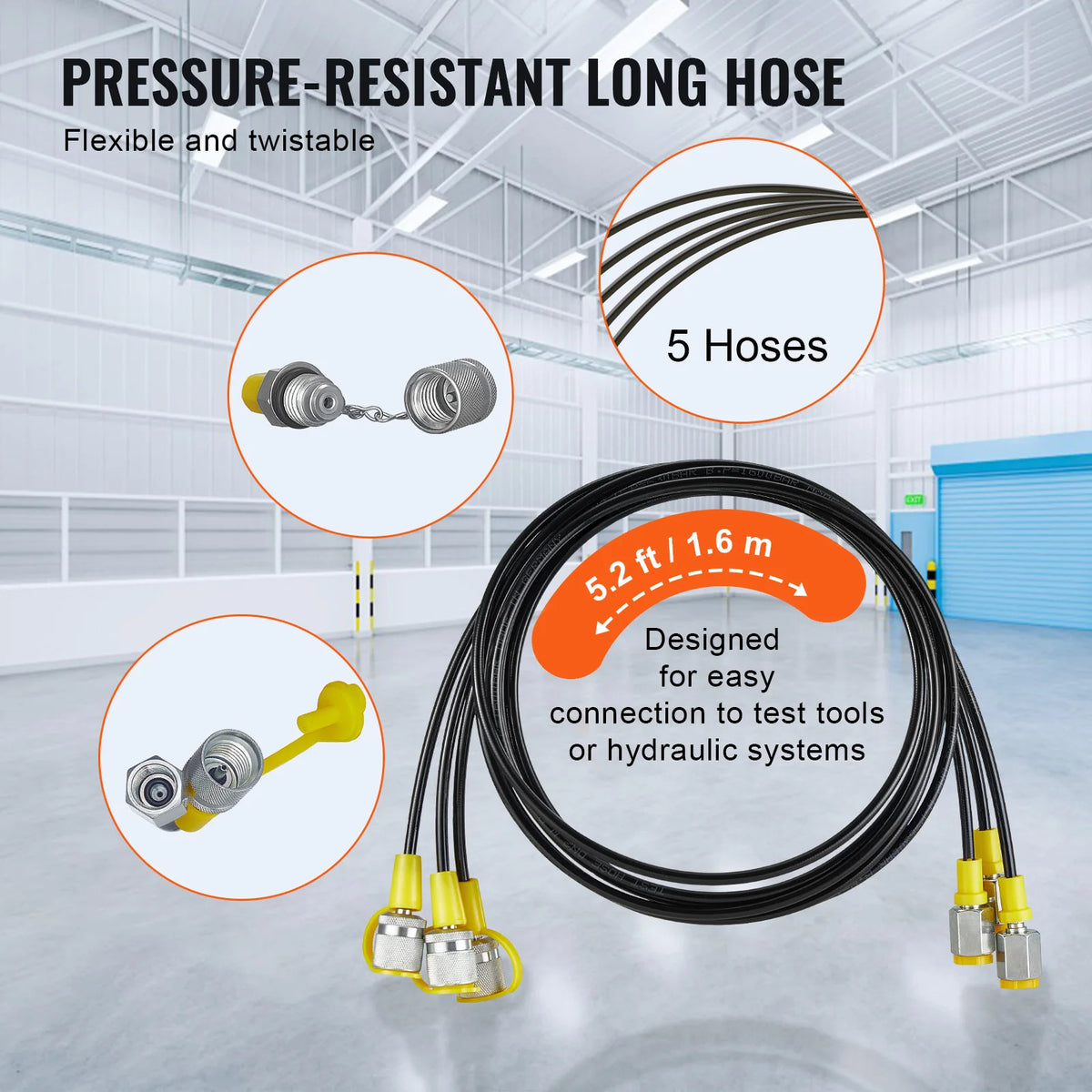 SucceBuy Excavator Hydraulic Pressure Test Kit With Case