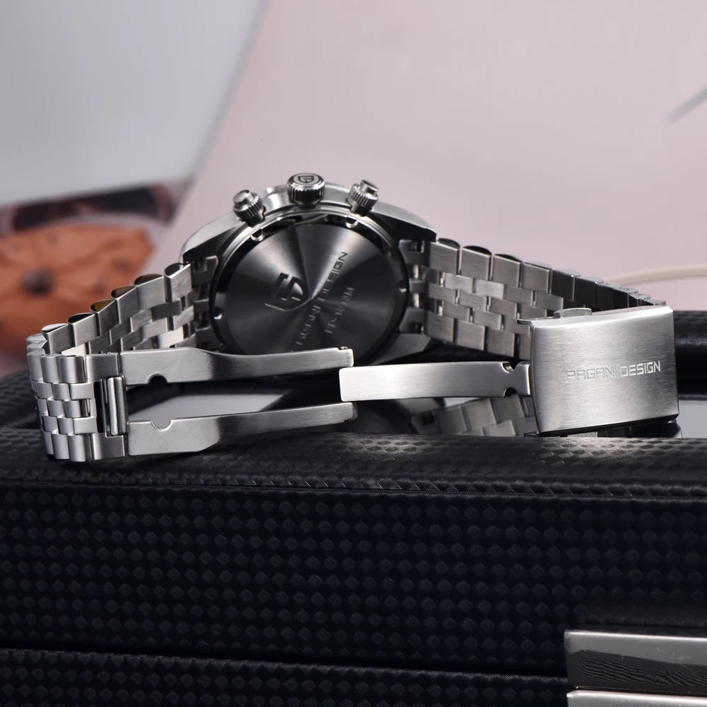 PAGANI DESIGN Men's Quartz Chronograph Sports Watch With Sapphire Crystal