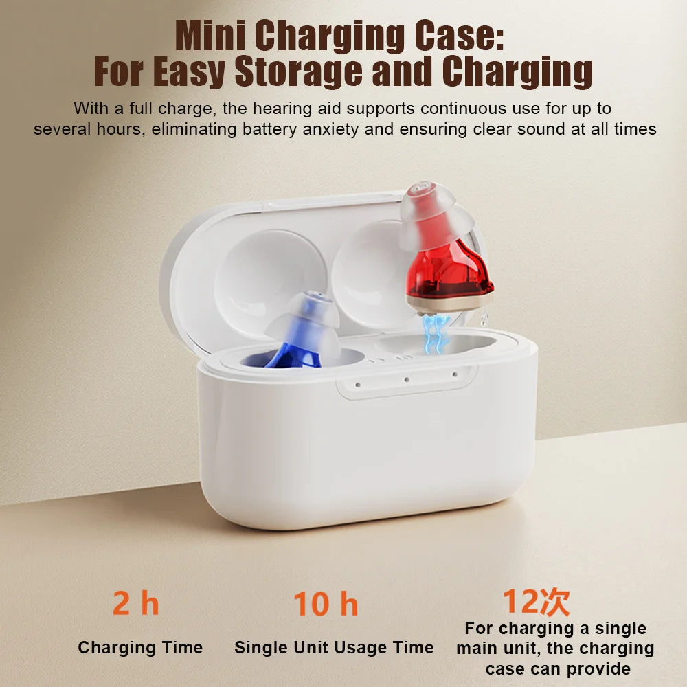 Doctodd Rechargeable Wireless Hearing Aid With Smart Noise Reduction