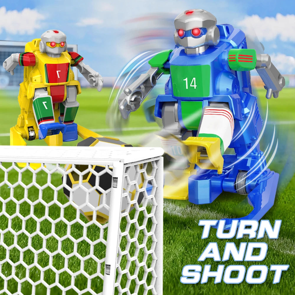 Teeggi Remote Control Soccer Robot Battle Toy for Two Players