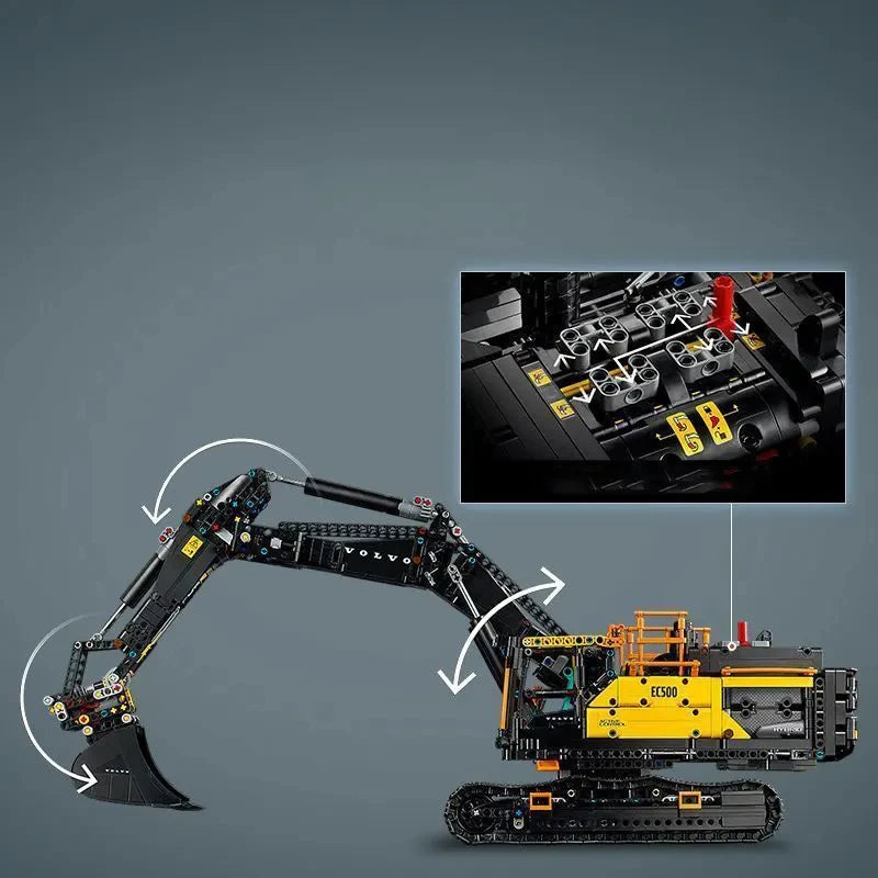 Excavator Building Blocks Construction Toy Compatible With Lego Sets