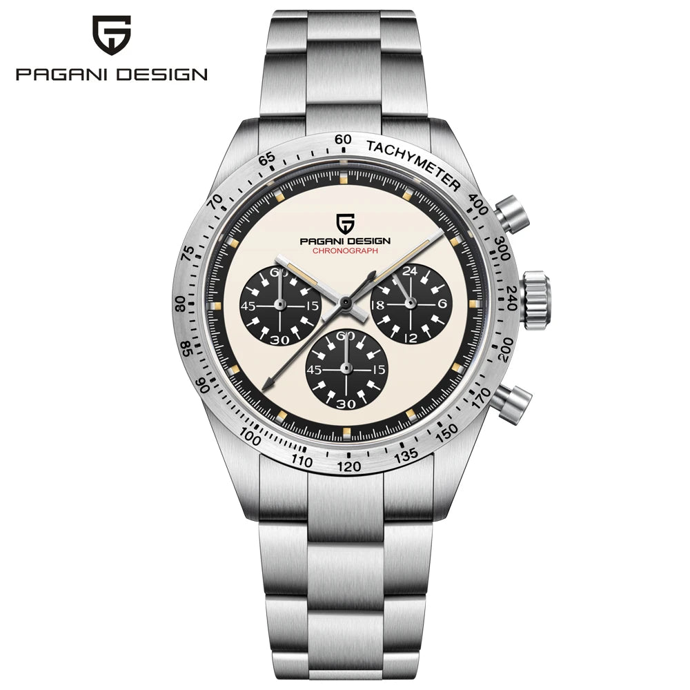 PAGANI DESIGN Men's Waterproof Quartz Sapphire Crystal Business Watch