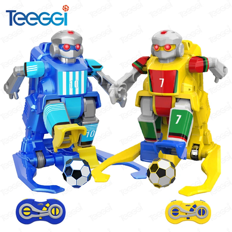 Teeggi Remote Control Soccer Robot Battle Toy for Two Players