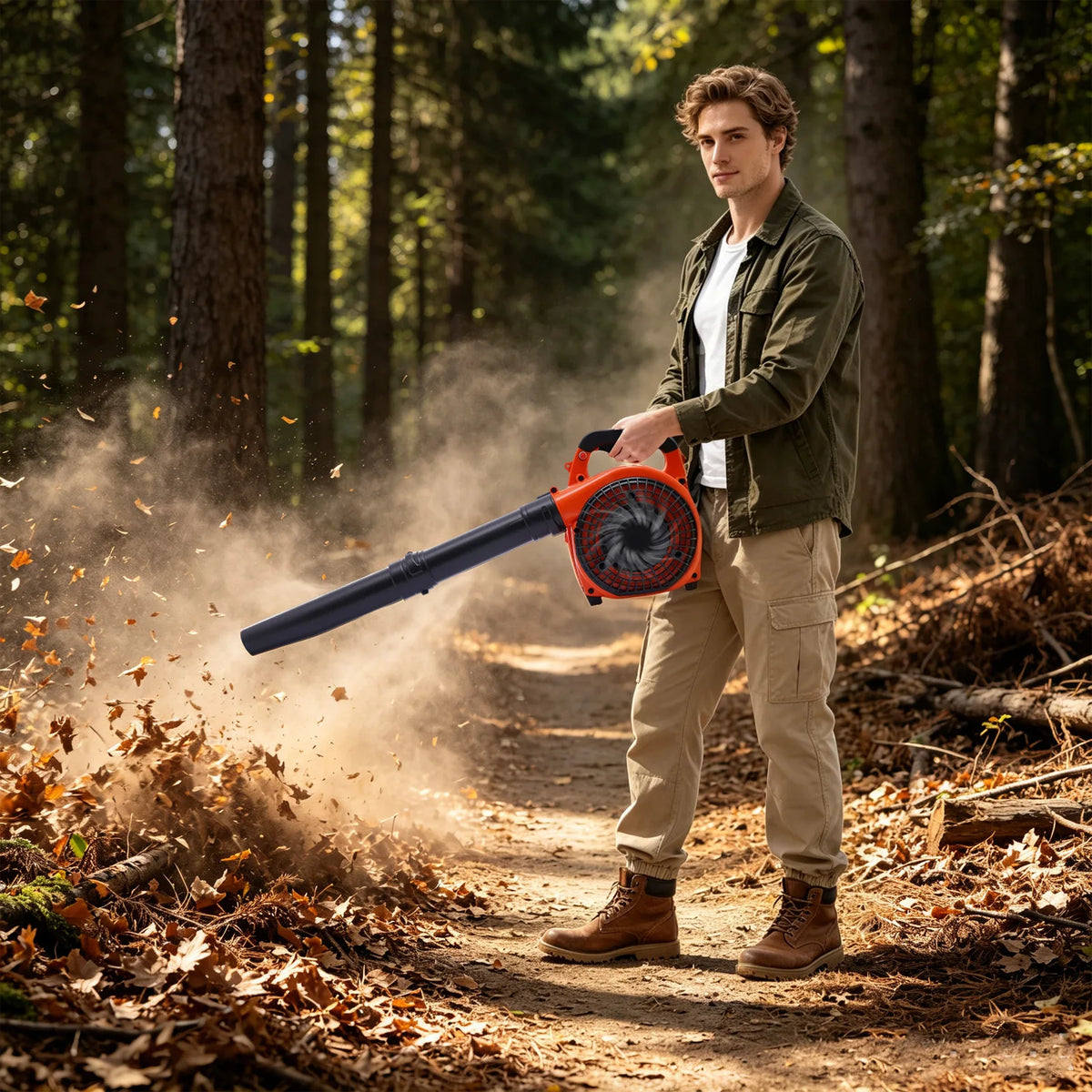 Handheld Gas Leaf Blower For Garden And Yard Cleaning