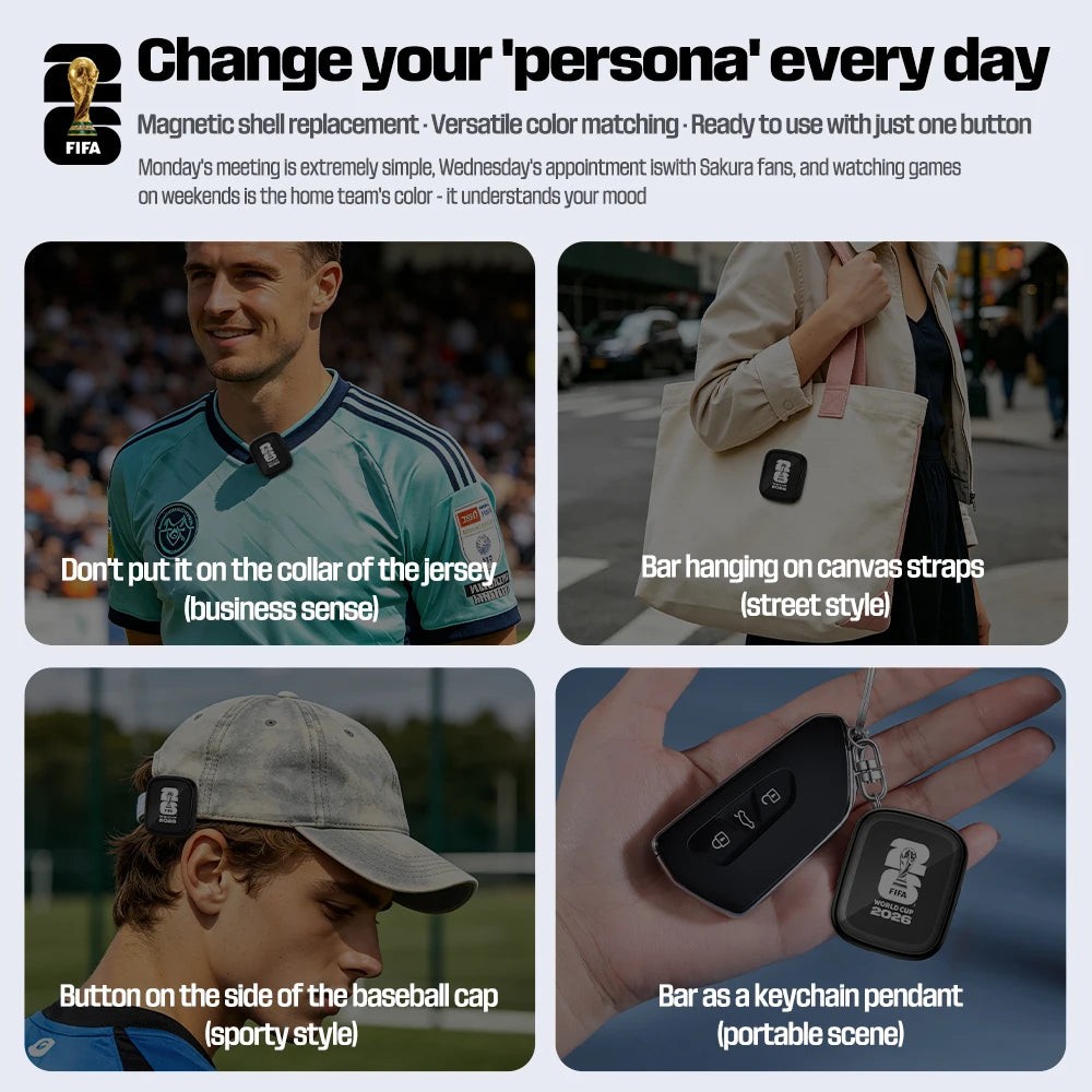 F26E13 Square Badge Translator Device Portable AI Real Time Voice Translator 138 Languages Two Way Offline Photo Text Image Translator Bluetooth Smart Language Translator for Anime Travel Business
