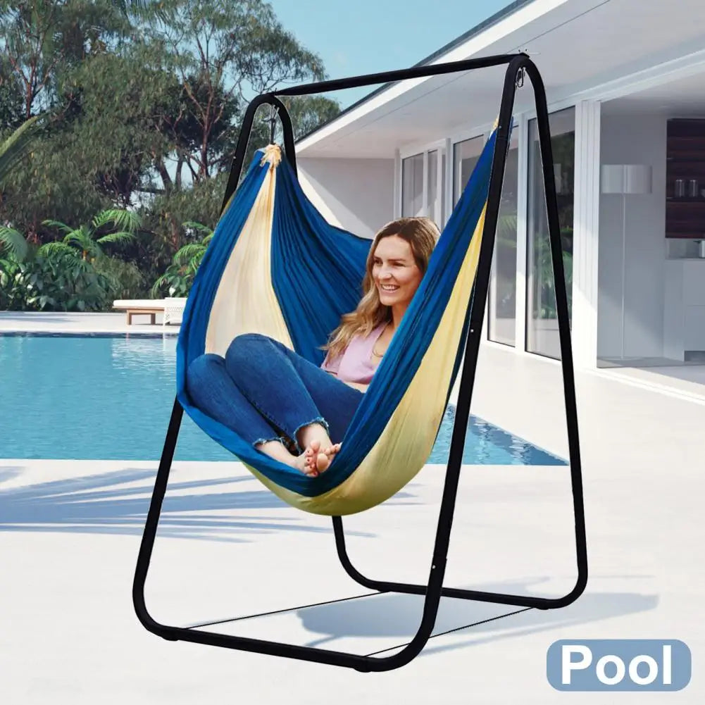 Heavy Duty Metal A Shape Stand For Outdoor Hammock Chair