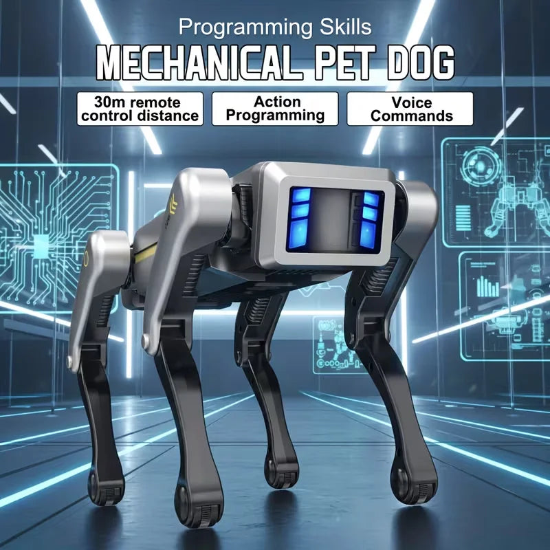 AI Robot Dog Toy With Remote Control And Flexible Limbs