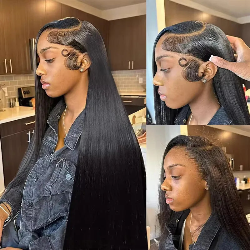 CNZZJX Malaysian Remy Human Hair Lace Front Wig For Women