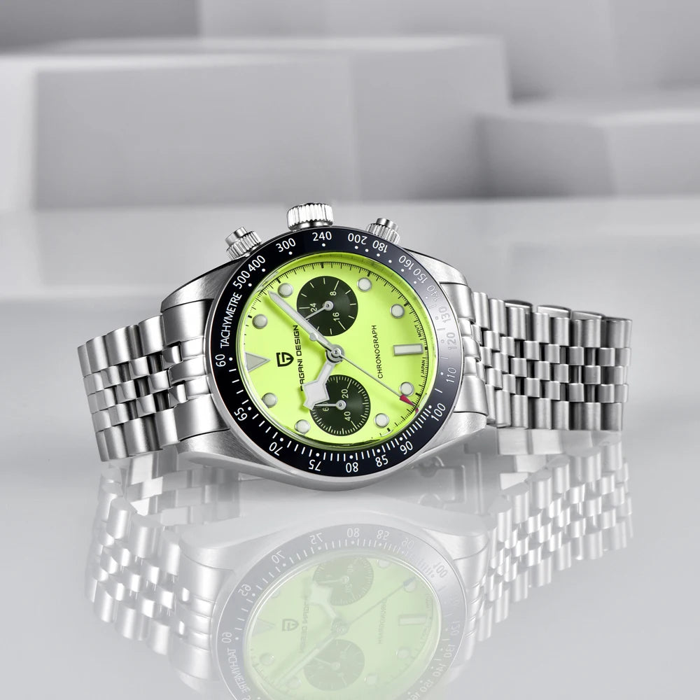 PAGANI DESIGN Men's Quartz Chronograph Sports Watch With Sapphire Crystal