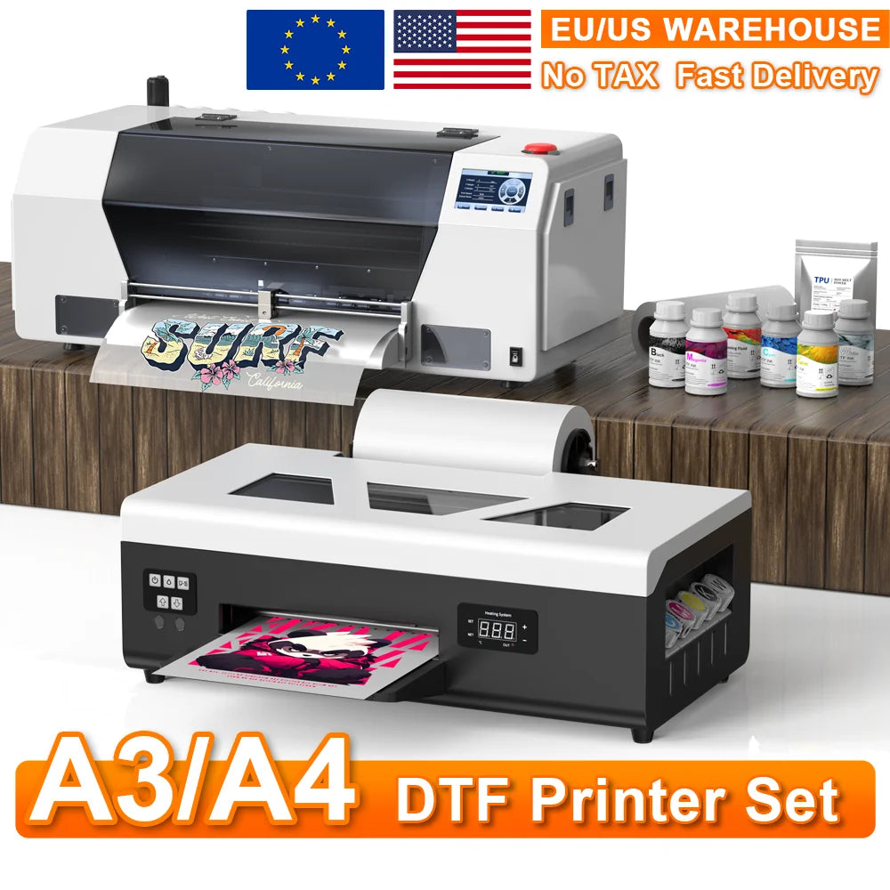 DTF Printer Impresora A3 XP600 DTF Printer Directly Transfer Film Printer A4 DTF T-shirt Printing Machine With Ink DTF Printer