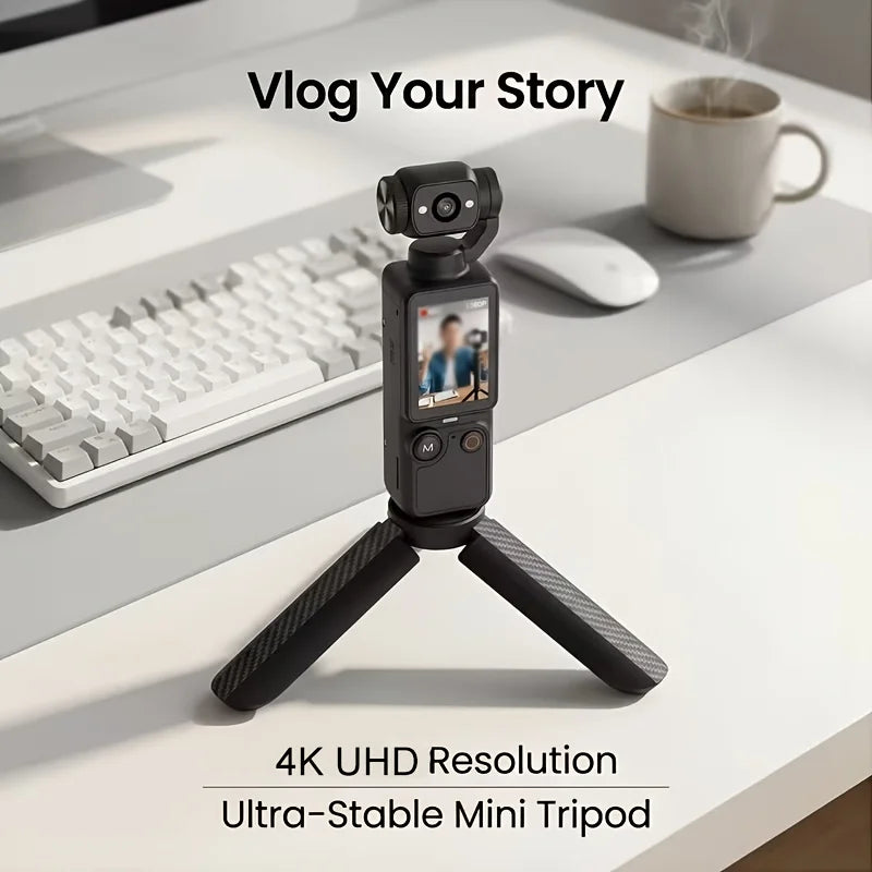 W&O 4K Compact Camcorder With Flip Screen And Auto Focus For Travel
