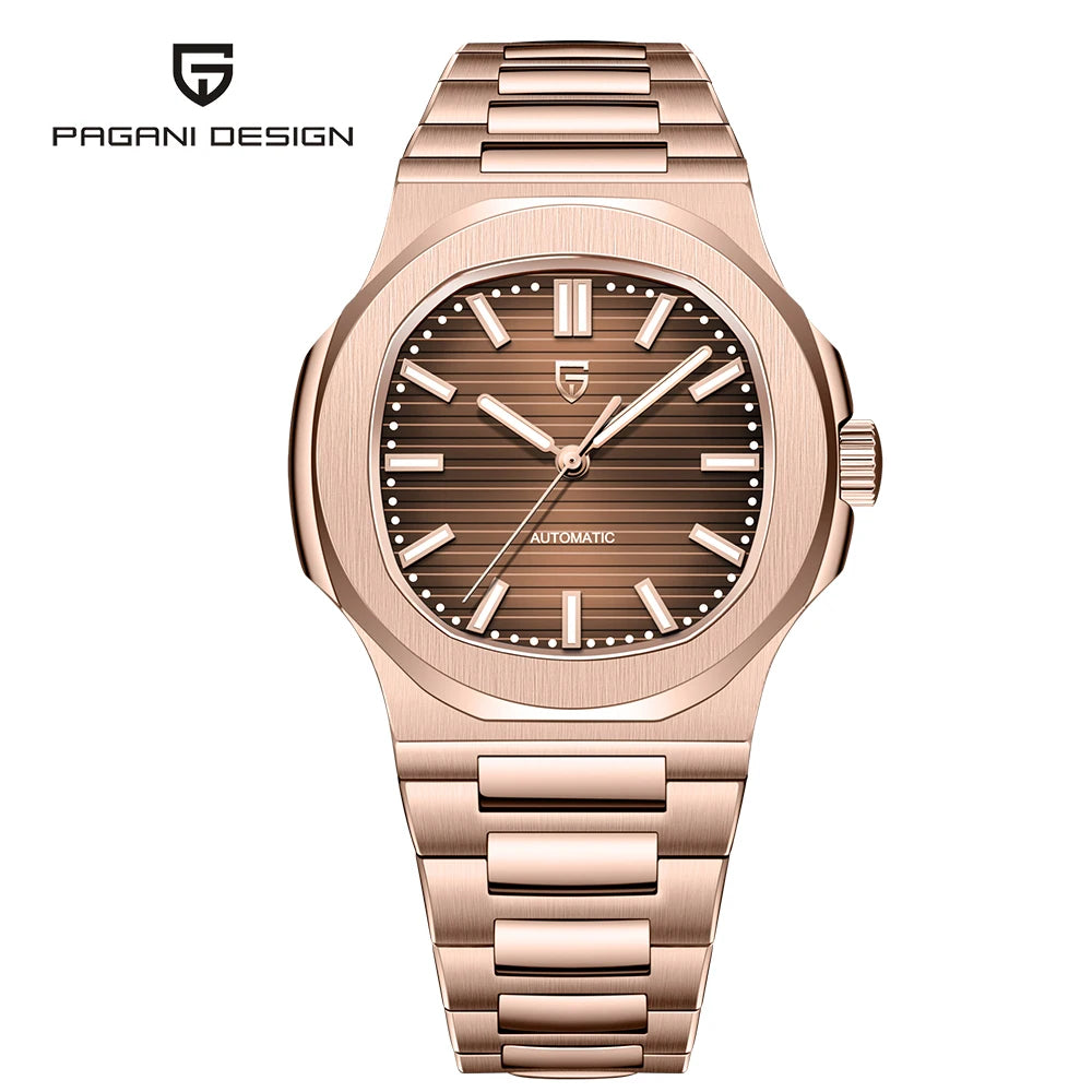 PAGANI DESIGN Automatic Sapphire Crystal Mechanical Watch For Men