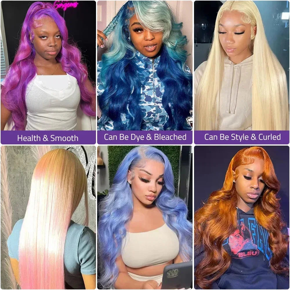 CanaryFly Remy Human Hair Body Wave Lace Front Wig
