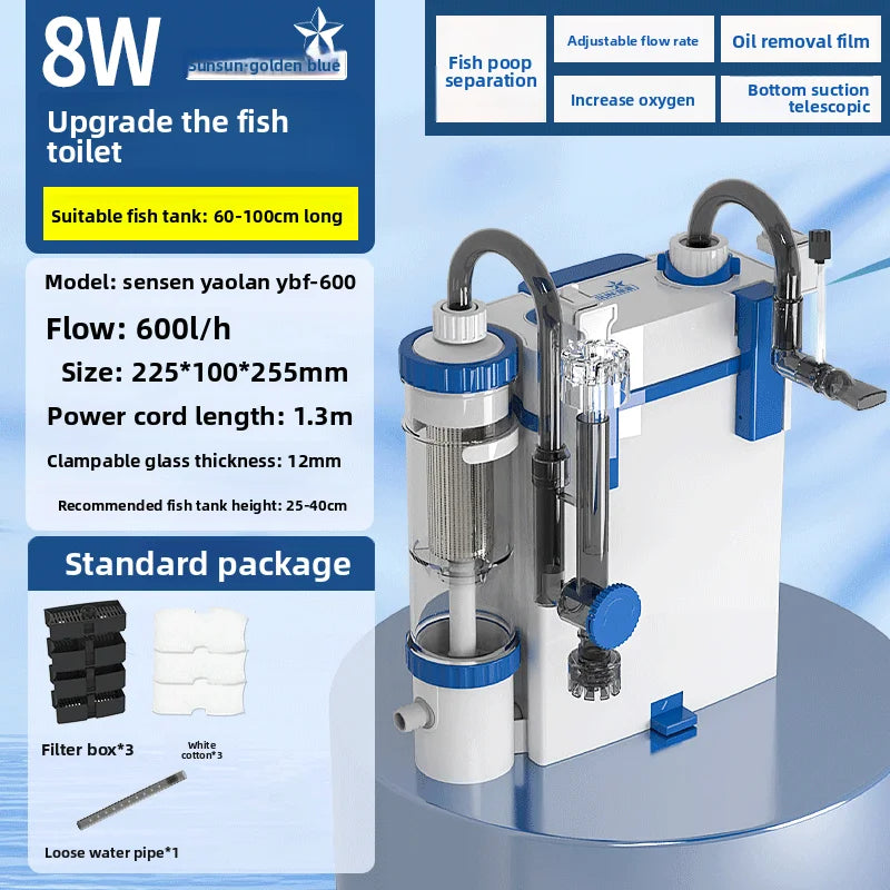 Sunsun Ybf 500 Three In One Aquarium Circulation Filter